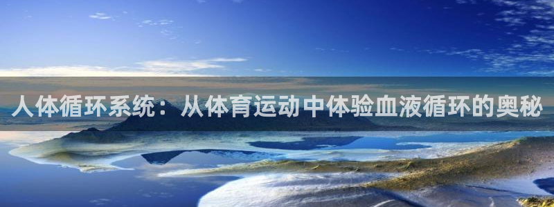 bbin视讯：人体循环系统：从体育运动中体验血液循环的奥秘