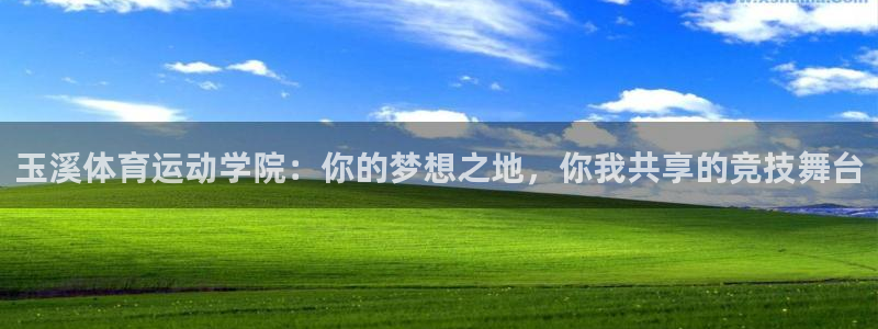 bbin视讯游戏平台：玉溪体育运动学院：你的梦想之地，你我共享的竞技舞台